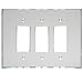 GlassAlike™ Triple Decora Acrylic Mirror Switch Plate