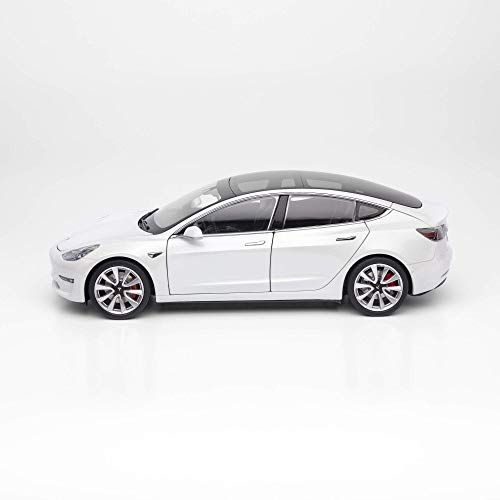 Tesla Diecast 1:18 Scale Model 3 - Pearl White
