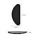 TOODOO 10 Pairs Eyeglasses Nose Pads Glasses Adhesive Silicone Nose Pads Non-Slip Thin Nosepads for Glasses Eyeglasses Sunglasses (Black, 1 mm)
