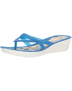 Women's Isabella Print Wedge Flip Flop