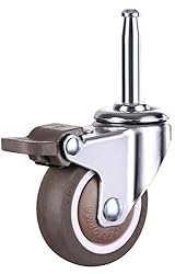 NERILEE 2 Inch Rubber Caster Wheel Set of 4（with