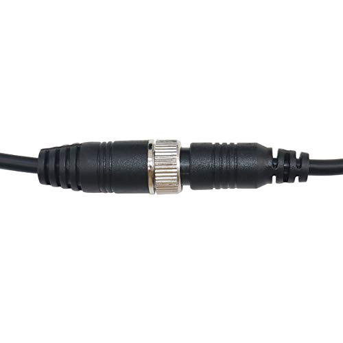 4Pin Video Extension Cable 20Ft,Tan QY Line for Car Bus Truck Reversing Rear View Camera Motorhome Vehicle Backup Monitor CCTV System Waterproof (20Ft)