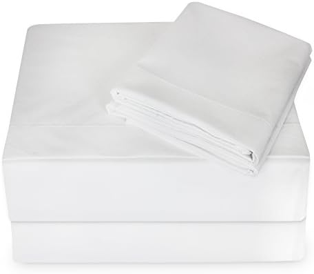 Luxury Hotel Collection 60% Cotton/40% Polyester Sheet Set - King Size - White