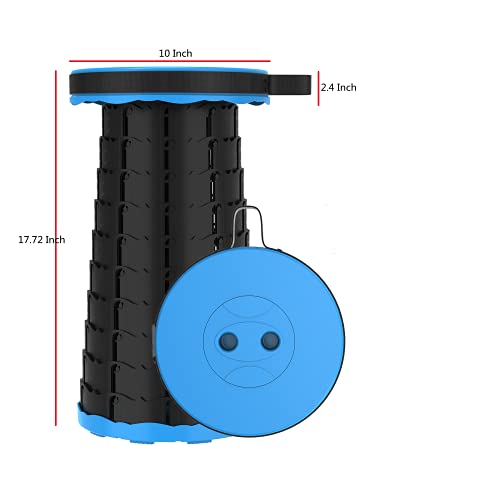 SUGUTEE Portable Collapsible Retractable Telescoping Stool for Adults