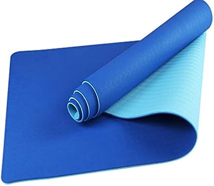 light blue yoga mat