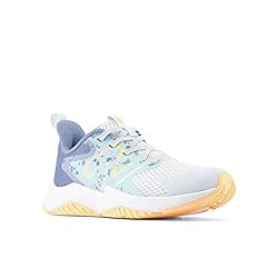 New Balance Girls Rave Run V2 Lace-Up Shoe, Ice