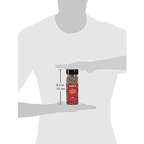New - Spicy Everything Bagel Seasoning, XL 11.5 oz bottle, Premium Restaurant Quality, Multi Seasoning Shaker with Red Pepper, Sesame, Onion, Garlic, Poppy in Seasoning Spice Blend, Kosher