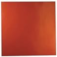 JTS 1/4" Silicone Rubber Sheet High Temp Solid Red/Orange Commercial Grade 8" X 8" Square Made in USA