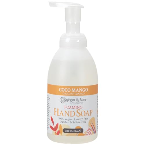 Ginger Lily Farms Botanicals Foaming Hand Soap, 20oz, Coco Mango 31thQ0V8sXL
