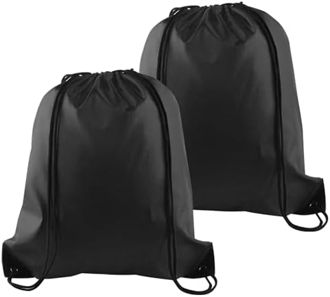 Amazon.com | Drawstring Tote Backpack Non-Woven Cinch Sack Bag