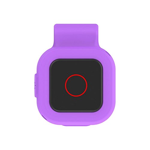 Coohole Replacement Color Silicone Clip Case Cover Bag For GoPro REMO Remote Control (Purple)