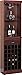 Coaster Home Furnishings Lambert Wine Cherry Traditional Classic Wall Bar Unit, Finished,20