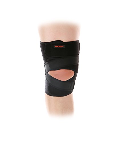 Aider Knee Brace Type 3 - For O, X Shaped leg, Knee Arthritis, Medial, Lateral Ligamnet Injury, Adjustable Compression Brace, Breathable Neoprene, Unique Anti-Slip and Comfort Design (Left)