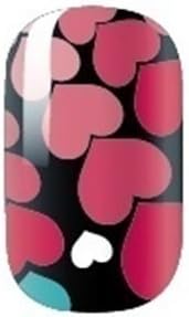 Hearts in Red - 16 tips Nail Polish Stickers – DIY Salon like finish manicure at home by FAB Nails that fit all nails