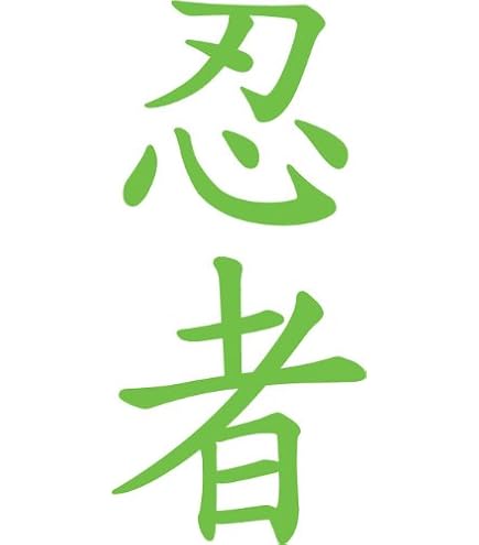 Amazon.com: Ninja Japanese Kanji Vinyl Sticker - Decal Red