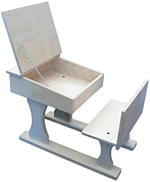Wooden Toy Doll Furniture School Desk for 18" Dolls, End of Year Teacher Gift