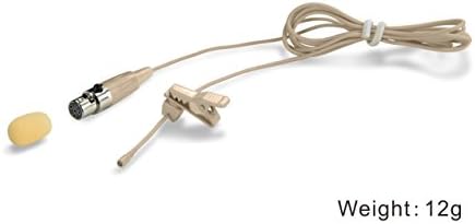 Gbbpro Clipper Microphone … (for Shure type 4 pin mini plug, Skin)