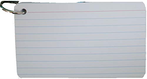 4 PACK Glitter cute Ruled Index Cards with binder and ring 3 x 5" Inches 75 Sheets each one and 3 erasers Bundle