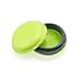 Amberetech Cute 3.5mm in Ear Earphones Earbuds Headset with Macaron Earphone Organizer Box Case for iPhone,for Samsung,for Mp3 iPod Pc Music (Green)