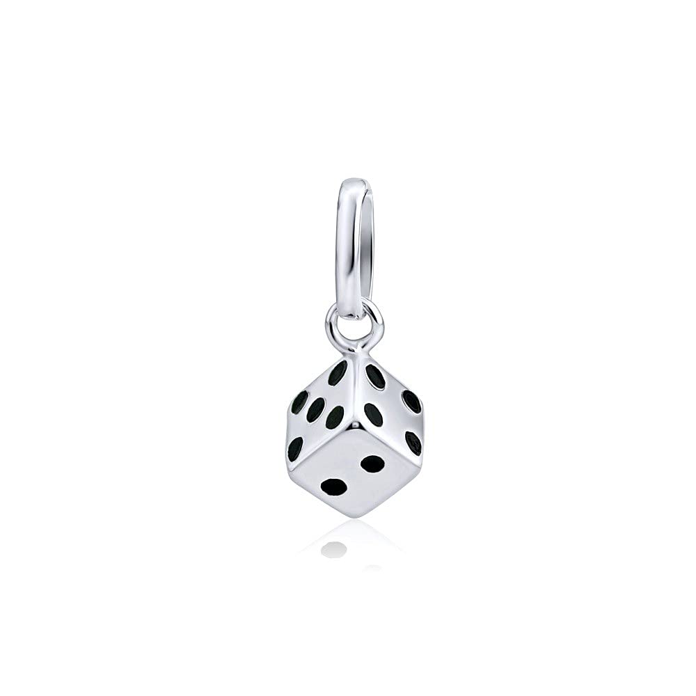 SILVEGO - ZT-PRM33528 - Unisex 925 Sterling Silver Pendant Dice