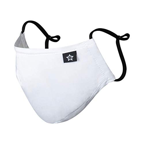 Washable Reusable Mouth Mask Cotton Anti Dust Half Face Mouth Mask for Men Women Dustproof With Adjustable Ear Loops