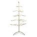 TRIPAR Christmas Tree Ornament & Jewelry Display, Gold Finish (3 Foot Height) - Decorative Wire Stand and Necklace Holder - 5 Tiers of Branches, Perfect for Wrought Iron Trees - Perfect Holiday Gift