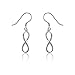 Sterling Silver Infinity Figure 8 High-Polish, Solid Dangling Earrings