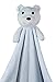 Custom Catch Personalized Teddy Bear Baby Blanket Gift for Boy - Blue