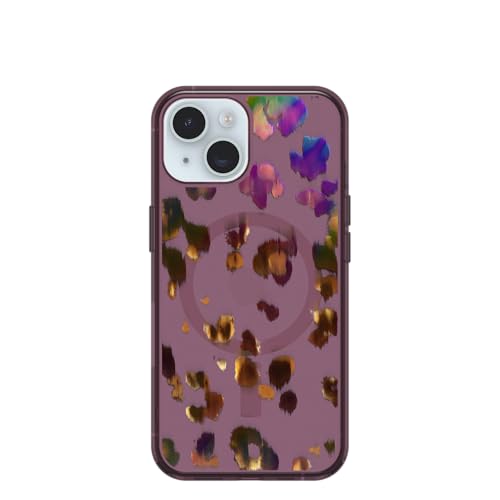 OtterBox iPhone 17e, 16e, 15, 14, & 13 Symmetry Series Clear Case - Leopard Shi…