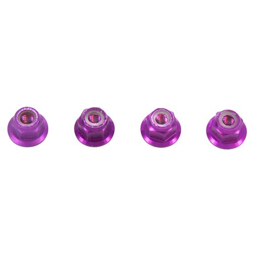 Redcat Racing 102049 Purple Aluminum Nylon Locknut M4 Qty 4