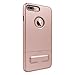 Seidio Surface Case with Kickstand for Apple iPhone 7 Plus and iPhone 8 Plus (Rose Gold)