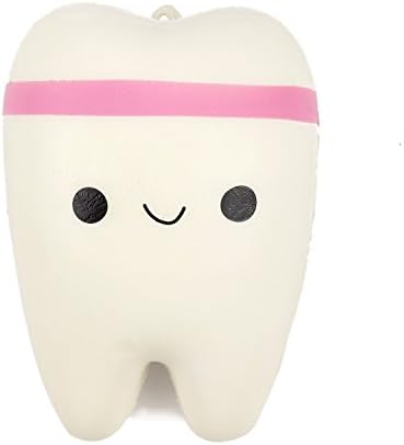 Slow Rising Squishy tooth simulation rabbit style squeeze stress relief