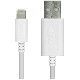 RND Apple Certified Lightning to USB 1.5FT Cable for iPhone (Xs, XS Max, XR, X, 8, 8 Plus, 7, 7 Plus, 6, 6 Plus, 6S, 6S Plus) iPad (Pro, Air, Mini) and iPod (1.5 feet/.5 Meter/White)