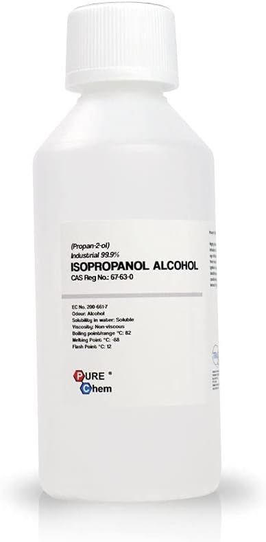 Pure Chem Isopropanol Alcohol IPA 99.99% 250ml White
