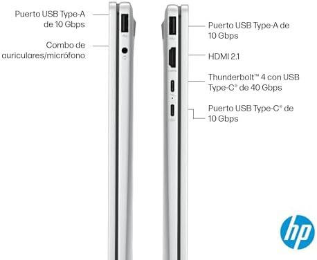 HP Omnibook X Flip - 14" 2K IPS Conversível Touch Laptop Intel Ultra 7-258V EVO, 32GB RAM, 1TB SSD, Intel ARC Graphics, Windows 11 Home Silver- Espanhol Teclado QWERTY