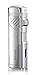 TOMOLO Torch Lighter Quadruple 4 Jet Flame Refillable Butane Cigar Lighter with Cigar Punch,Gift Box(Silver)
