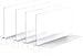 PENGKE 4 Piece Multifunction Acrylic Shelf Dividers,Closets Shelf and Closet Separator for Wood Closet,Only Need to Slide to Adjust The Appropriate Distance