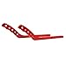 DIYTuning New Aluminum Grab Handles GraBars for Jeep Wrangler 2007-2017 2 4 Door (Rear Red)
