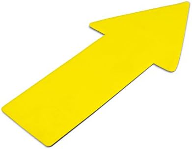 HAEST Multisport Skidproof Arrow Floor Marker - 30 CM - Blue - Yellow - Green - Purple - Orange - Red