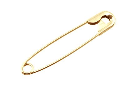 Bulk Buy Size 0 Gold Metal Safety Pins | 400 Safety Pins