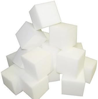 Ritchie Foam &amp; Mattress Gymnastic Pit Foam Cubes/Blocks, White, 4x4x4 Inch, 500 Pieces