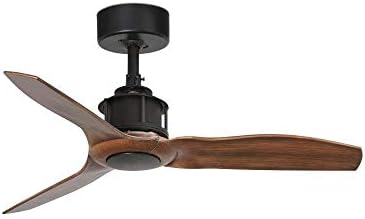 FARO BARCELONA33425 - Just Fan Ceiling Fan Black/Wood 81 cm