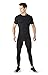Tesla TM-MUB03-KLB_Large Men's Short Sleeve T-Shirt Cool Dry Compression Baselayer MUB03