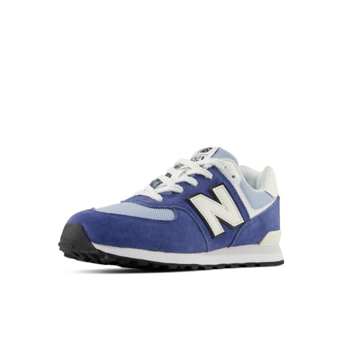 New Balance Kid's 574 V1 Lace-Up Sneaker (Big Kid), Magic Blue/Oxford Blue, 6 M