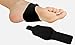 Plantar Fasciitis Arch Support Insert with Cushion Gel Therapy - Shoe Insoles with Compression – Foot Pain Relief Socks for Flat Feet - Cushioned Splint Orthotics for Fallen Arches - Adjustable (x2)