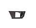 Carbon Fiber Style ABS Chrome Electronic Handbrake Button Decoration Cover Trim for Alfa Romeo Giulia 2017 2018