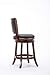 Boraam Augusta Counter Height Swivel Stool, 24-Inch, 1-Pack, Cherry