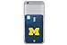 Michigan Wolverines Adhesive Silicone Cell Phone Wallet/Card Holder for iPhone, Android, Samsung Galaxy, & Most Smartphones