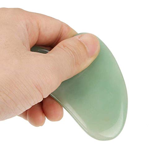 Deyace Jade Roller for face and Gua Sha Scraping Massage Facial Tools Set, Anti-Aging jade Beauty Skincare Tool to Rejuvenate Facial Skin Cooling, Slimming & Firming - Thumbnail 5