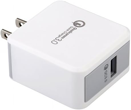 Quick Charge Charger, FREEDOMTECH QC 3.0 Usb Wall Charger Fast Qualcomm for Samsung Galaxy Note 8, S8, S8 Plus, S7 S6 Edge+, Note 5/4/3, LG G5, G6 V20 Nexus 6, HTC 10, iPhone iPad (White, 1-USB Port)